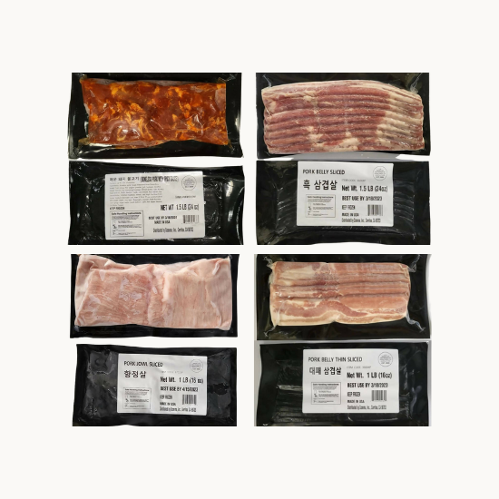 4 Types Pork Set