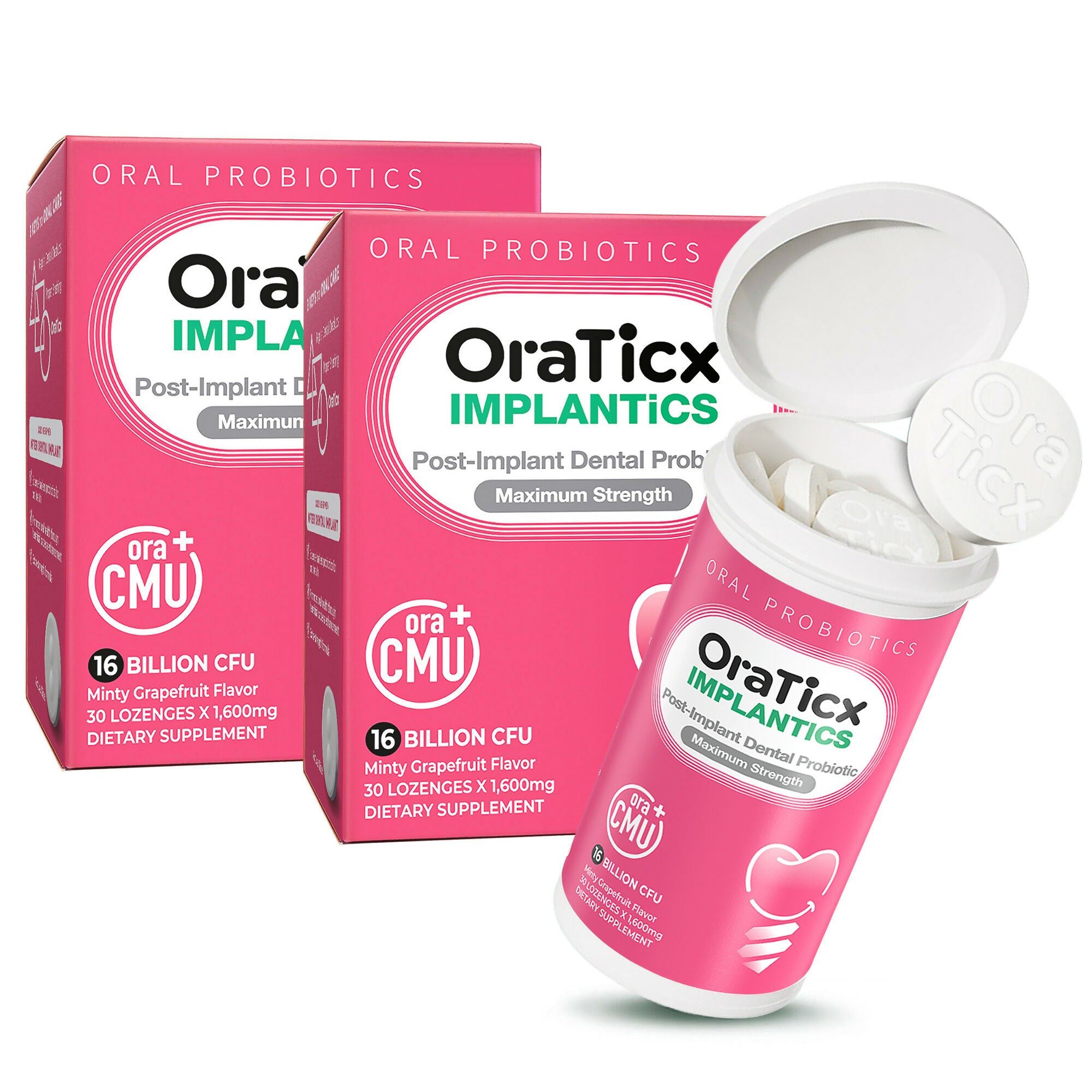 [OraTicx] Implantics Dental Probiotics 2-Pack
