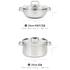 [allevo] 316L Stainless Premium Cookware  Set