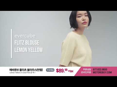 Evercube Pleats Blouse ( short sleeve )