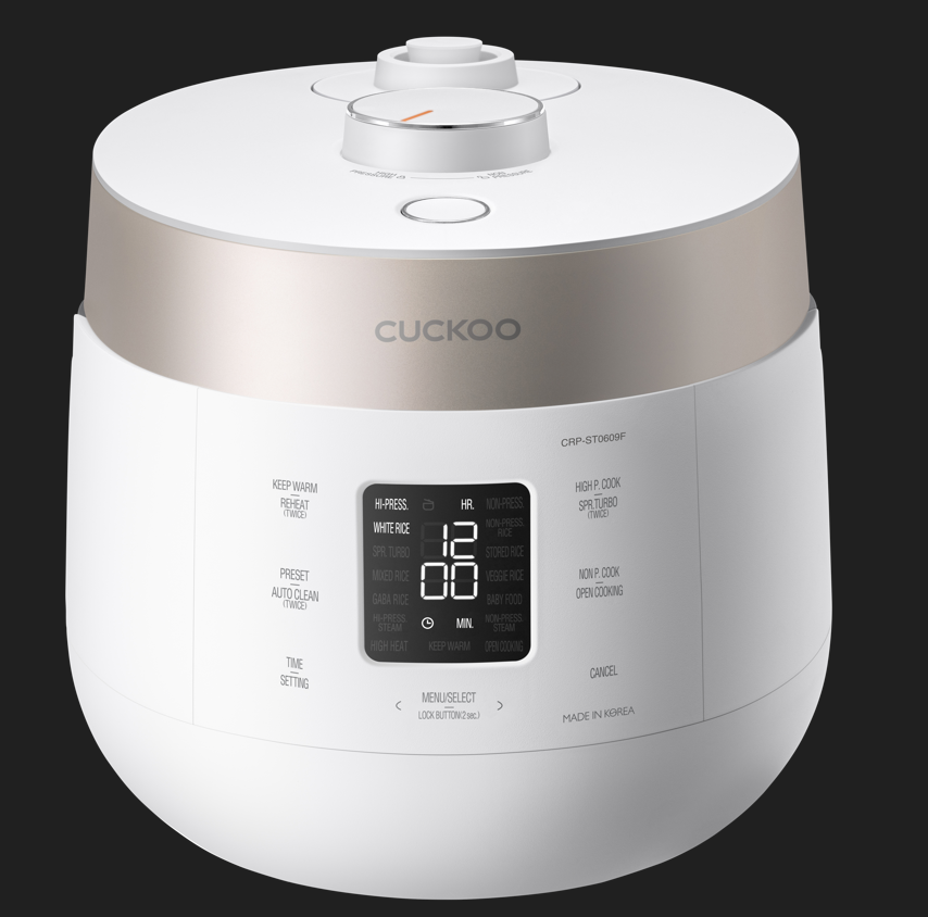 CUCKOO - EL. TWIN  PRESSURE RICE COOKER 6 CUPS (KGCRP-ST0609F) [쿠쿠 EL TWIN압력 밥솥  6인용]