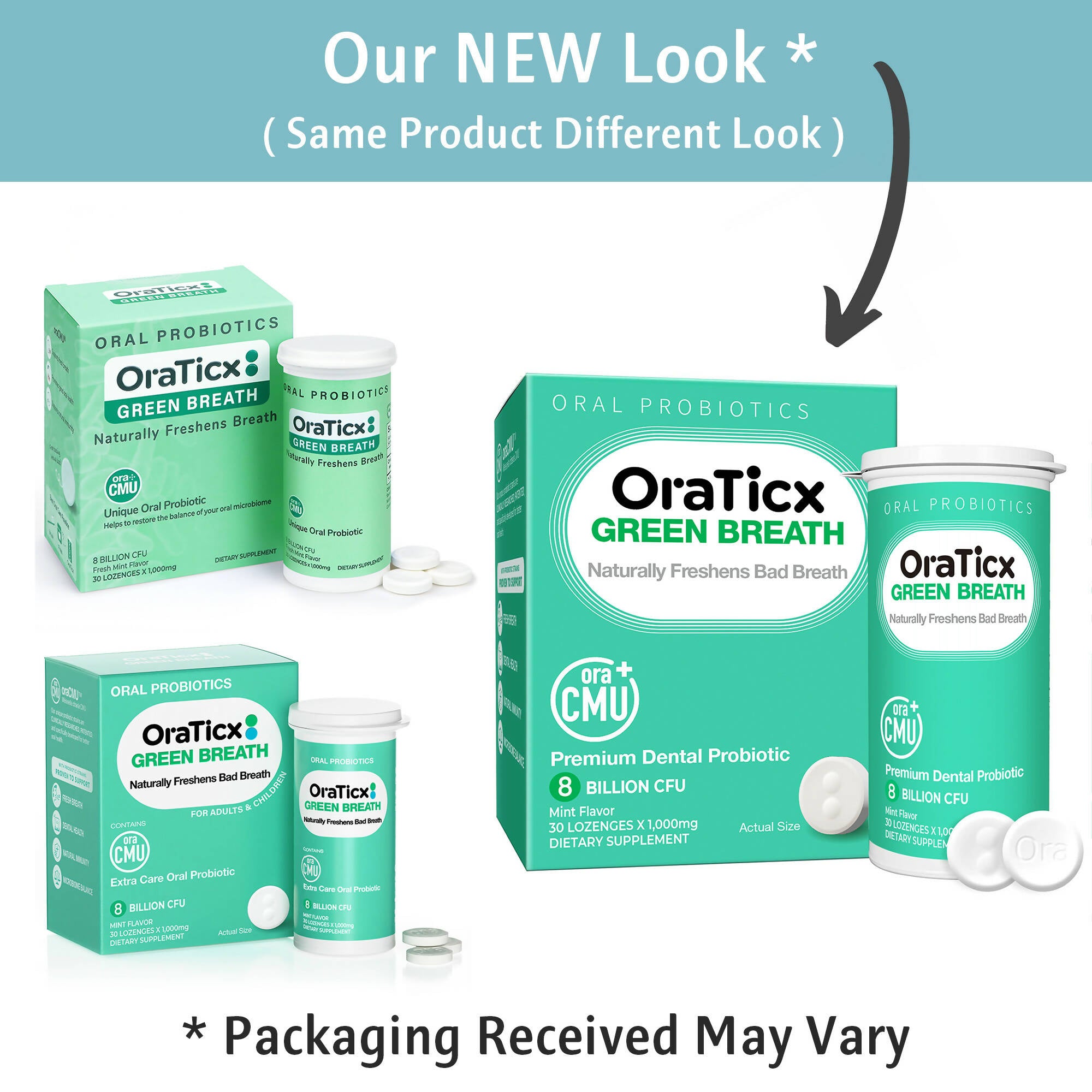 [OraTicx] Green Breath Oral Probiotics 2-Pack