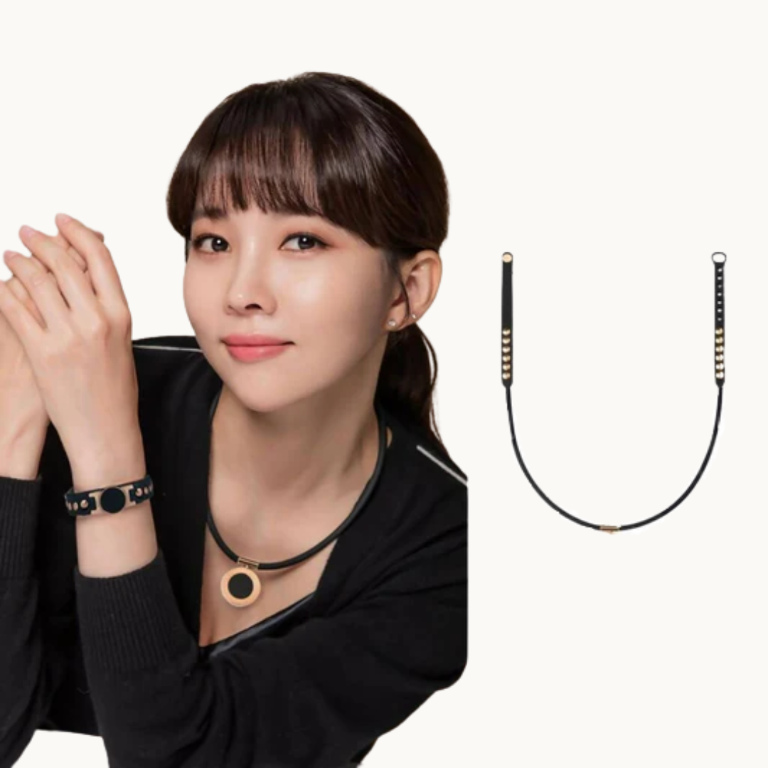 [클라비스]오닉스 자석 건강 목걸이