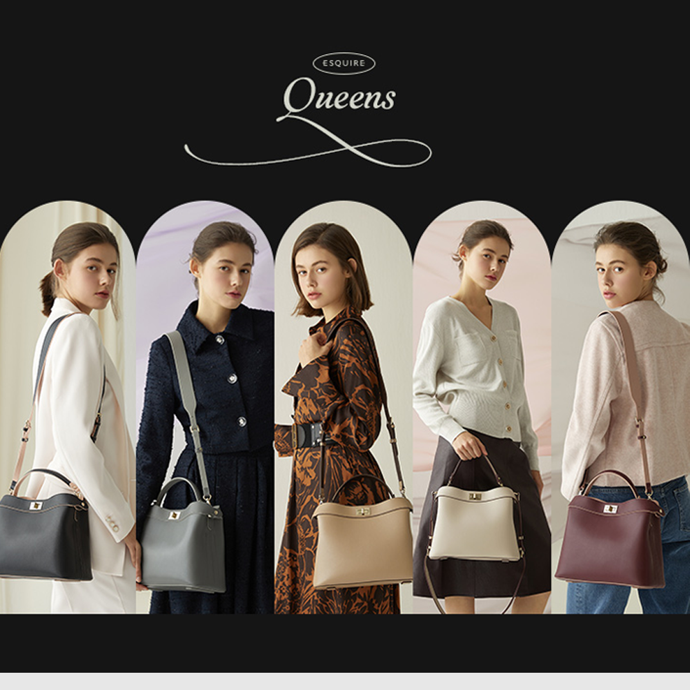C. [ESQUIRE] Queens Handbag 3types Set