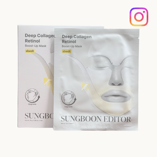 [SUNGBOON EDITOR] Deep Collagen Retinol Boost-Up Mask (Instagram Exclusive)