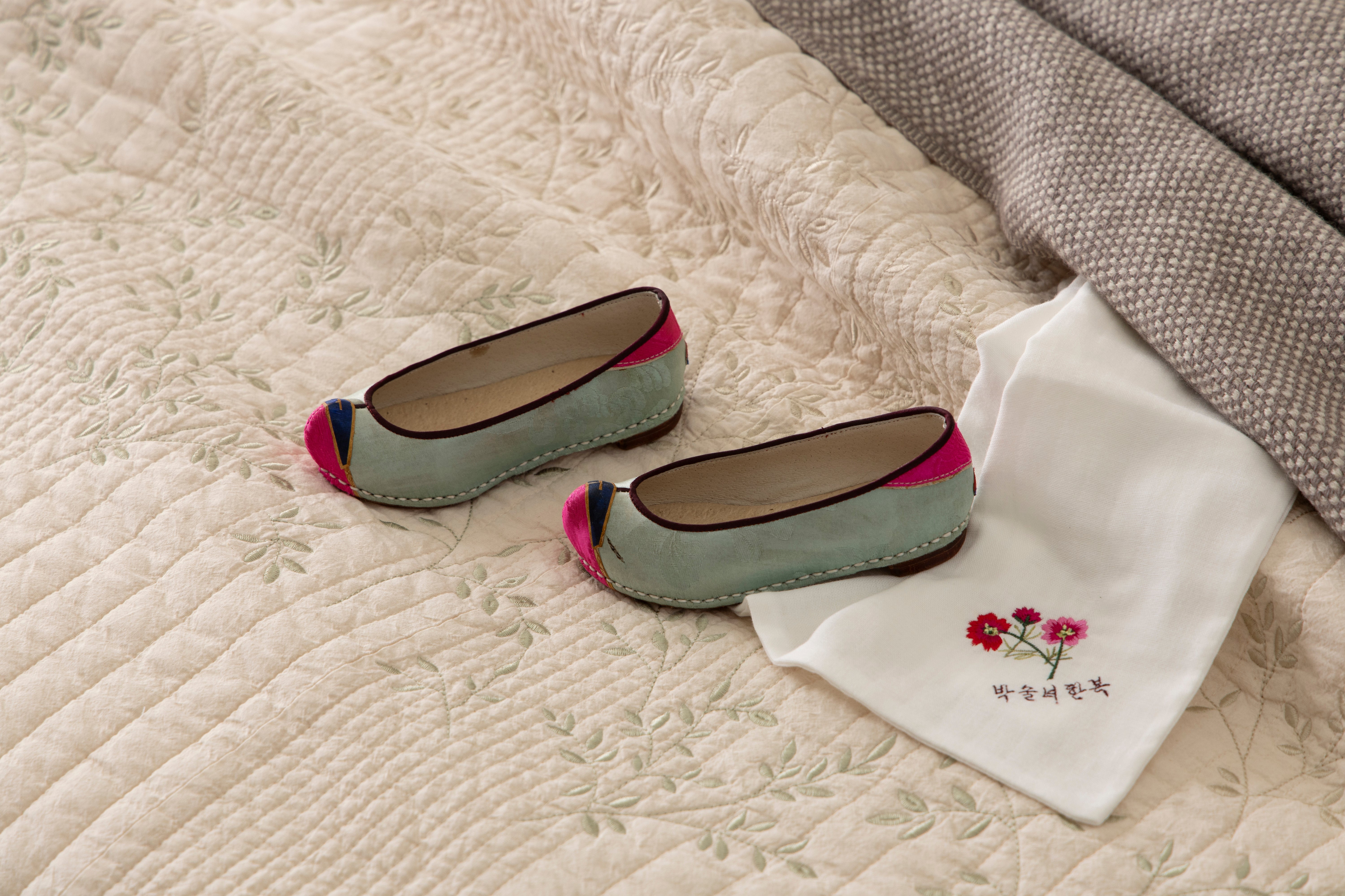 [PARK SUL NYEO] Cotton Pigment 'CHO YEON' Bedding Set (US Q)