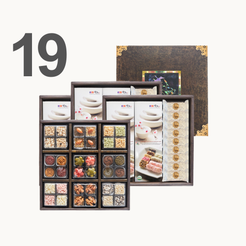 [KOREA25] 19. Korean traditional Han-gwa Gift Set (4-Tier Assortment)