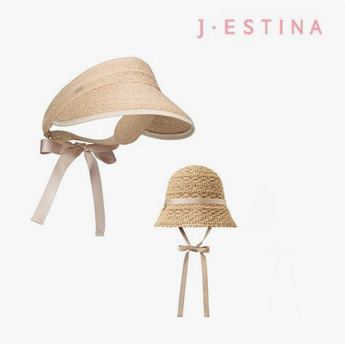 [J. ESTINA] 24 SS SUMMER HAT 2 PIECES SET | [제이에스티나] 24 SS 모자 세트