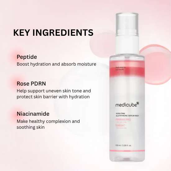 [medicube] PDRN PINK GLUTATHIONE  SERUM MIST 100ml