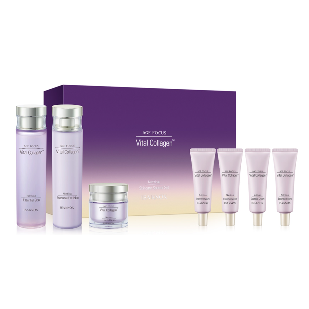 [SALE] ISA KNOX AGE FOCUS VITAL COLLAGEN SKINCARE 3PCS SET + Gift