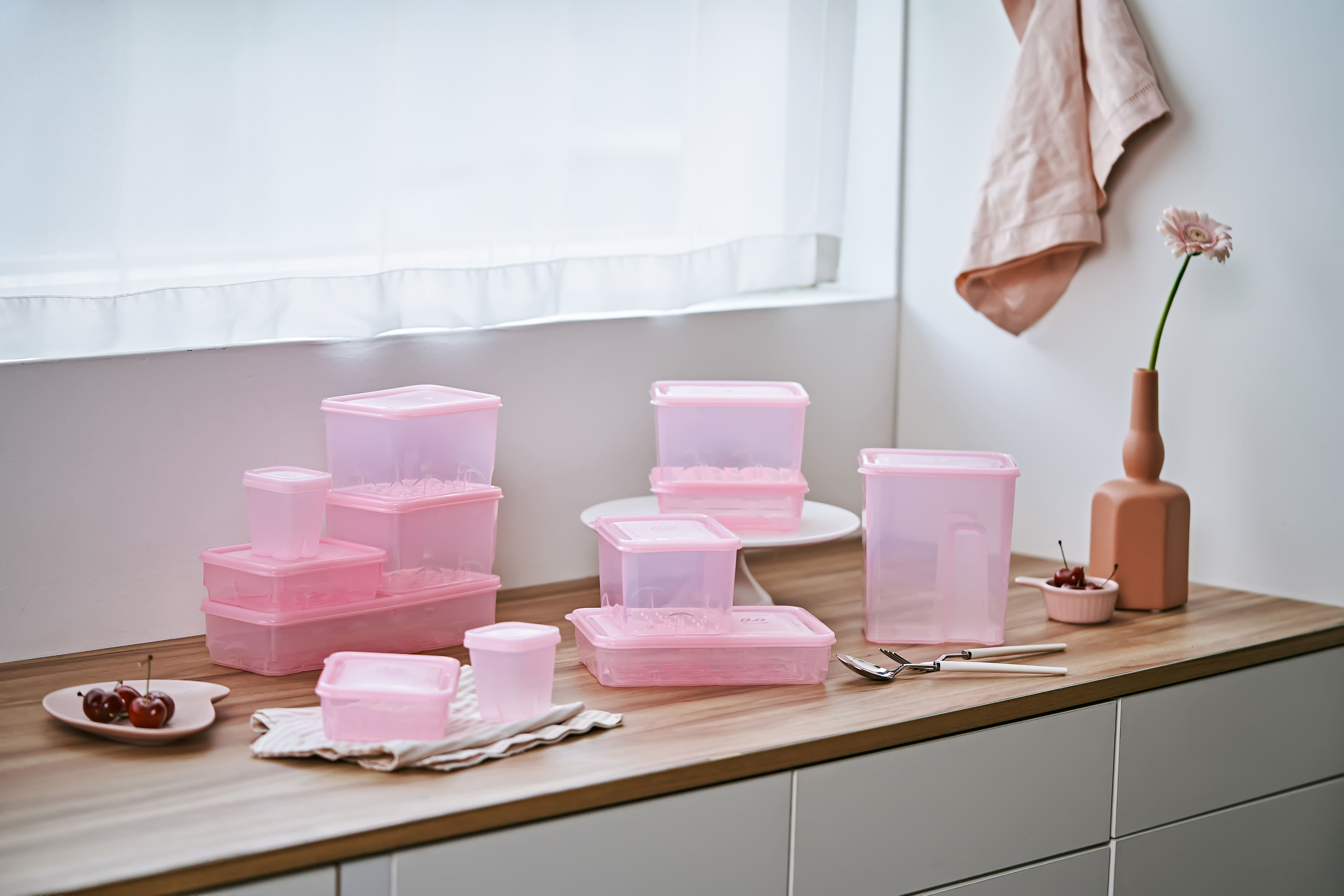 C. [THX SOYOON] Season4 Freezer Container Expert Set (Pink  Color)