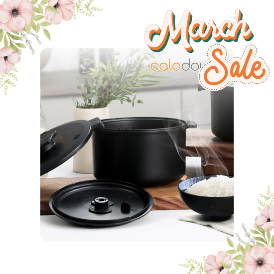 [MARCH SALE] Atoman Calo Down Low-Sugar Microwave Ceramic Rice Cooker