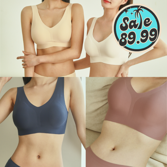 [Summer Special] Slim9 Comfortable Bra(Air) 4 Color Set