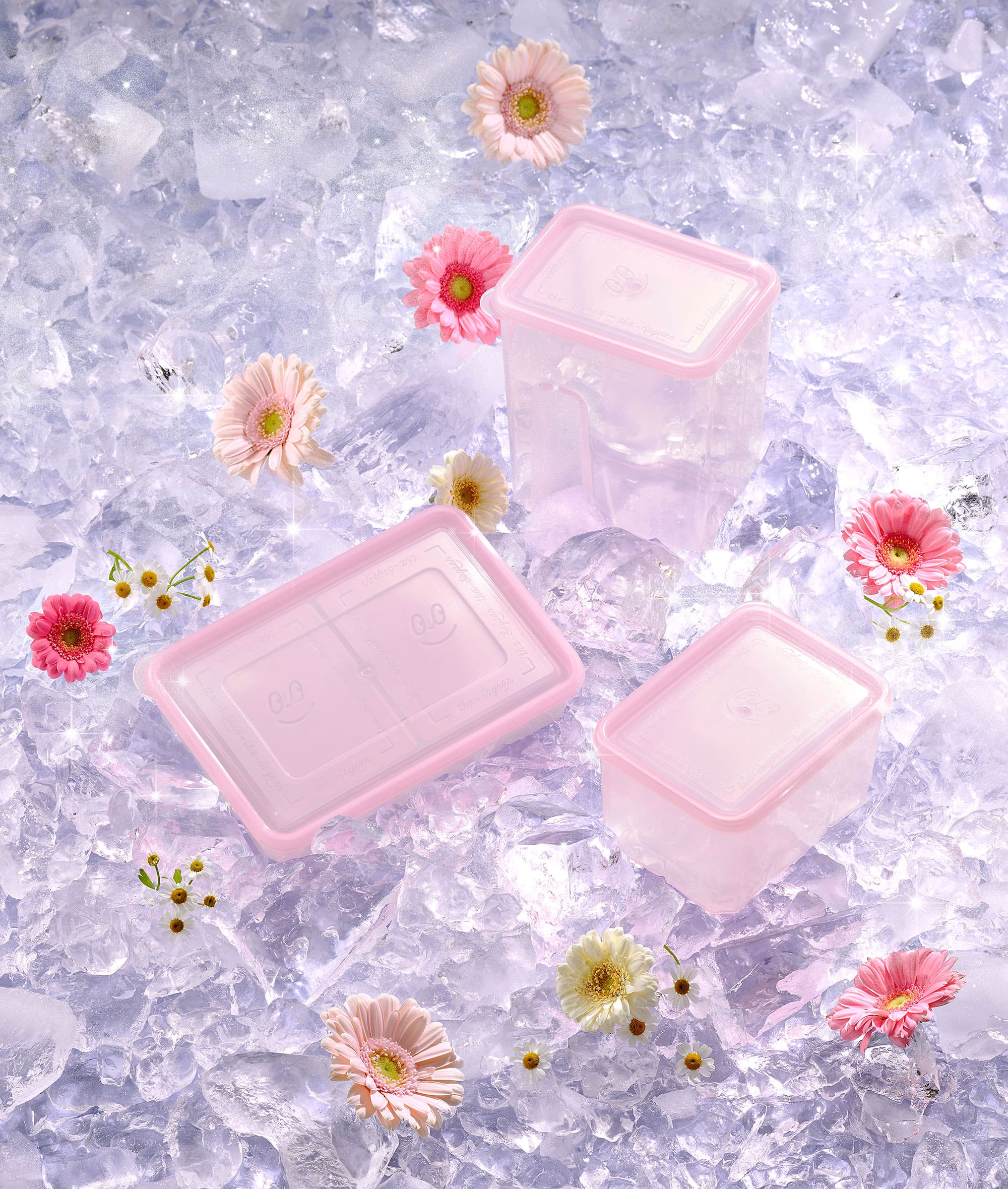 C. [THX SOYOON] Season4 Freezer Container Expert Set (Pink  Color)
