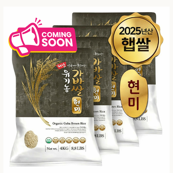 Haenam Organic GABA Brown Rice 4kg * 4