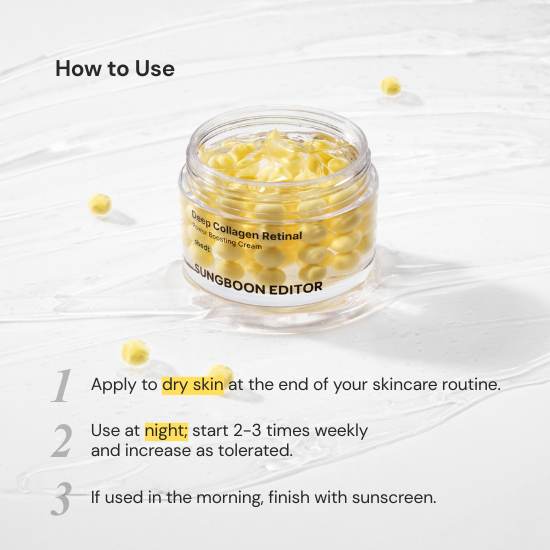 [SUNGBOON EDITOR] Deep Collagen Retinol Power Boosting Capsule Cream