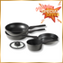 [SALE] [LocknLock] Black Shield IH Frying Pan 5pieces Set (블랙쉴드 IH 프라이팬 5종 세트)