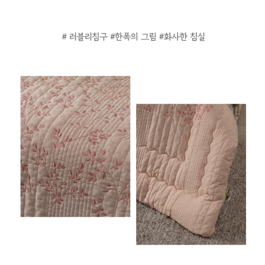 [PARK SUL NYEO] Cotton Pigment 'CHO YEON' Bedding Set (US Q)