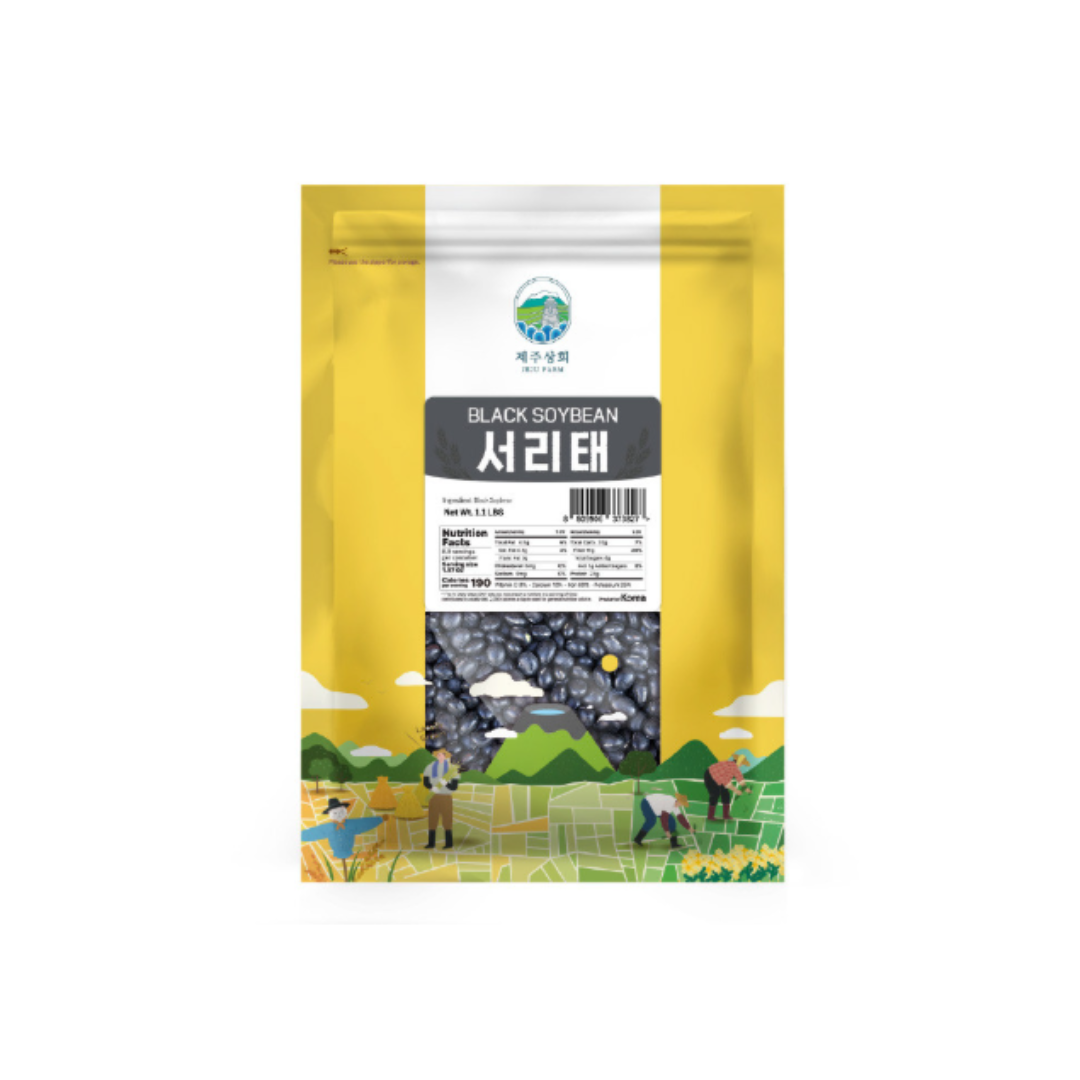 JEJU FARM - Black Soybean 1.1lbs