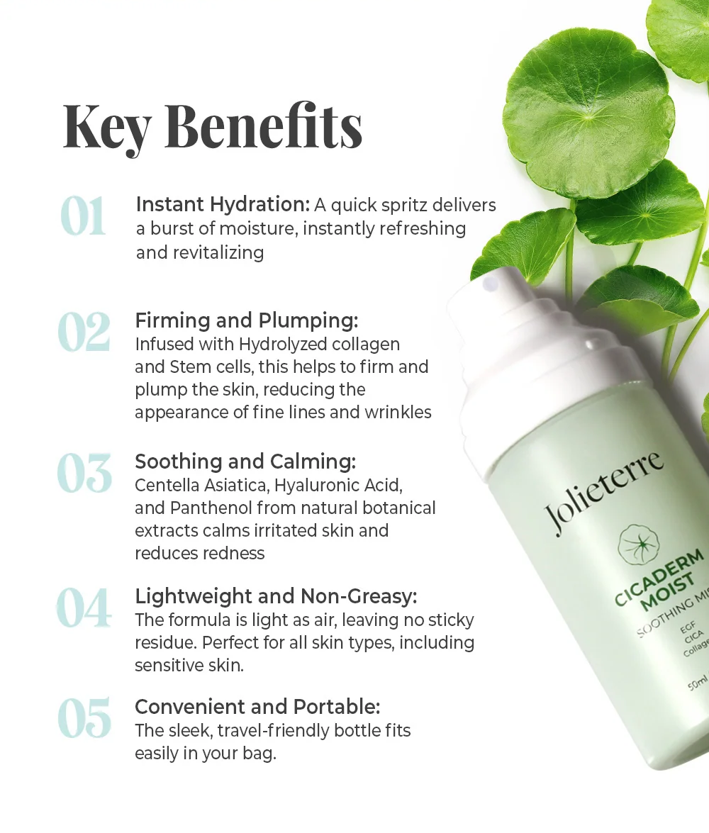 [Jolieterre] CICADERM MOIST soothing mist