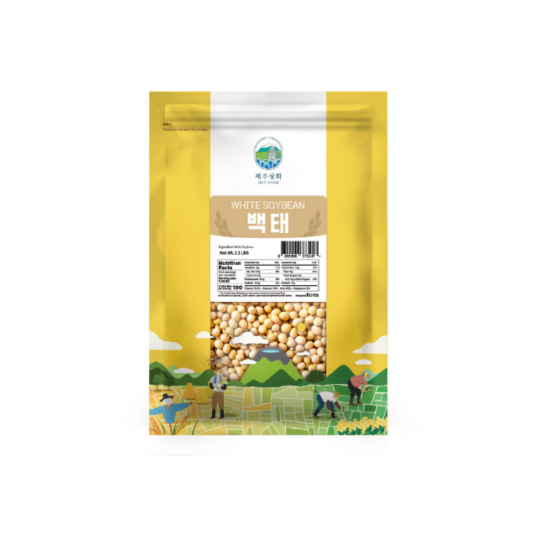 JEJU FARM - White Soybean 1.1lbs