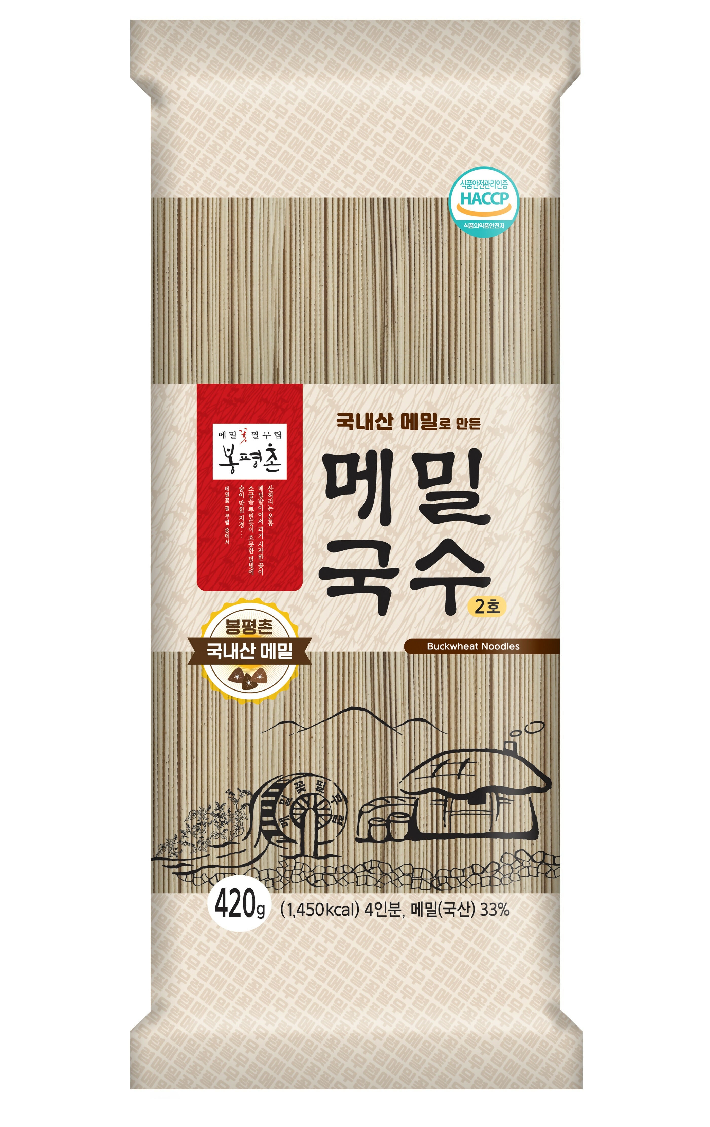 A. 봉평 메밀국수 세트 6팩 - 24인분