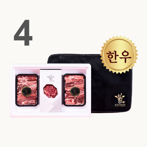 [KOREA25] 4. Hoengseong Hanwoo Galbi & Shank Meat Set No.1