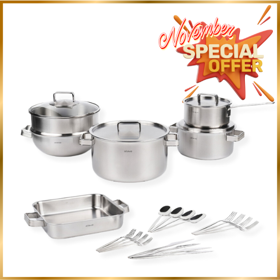 [SALE] [Allevo] 316L Stainless Premium Cookware  Set