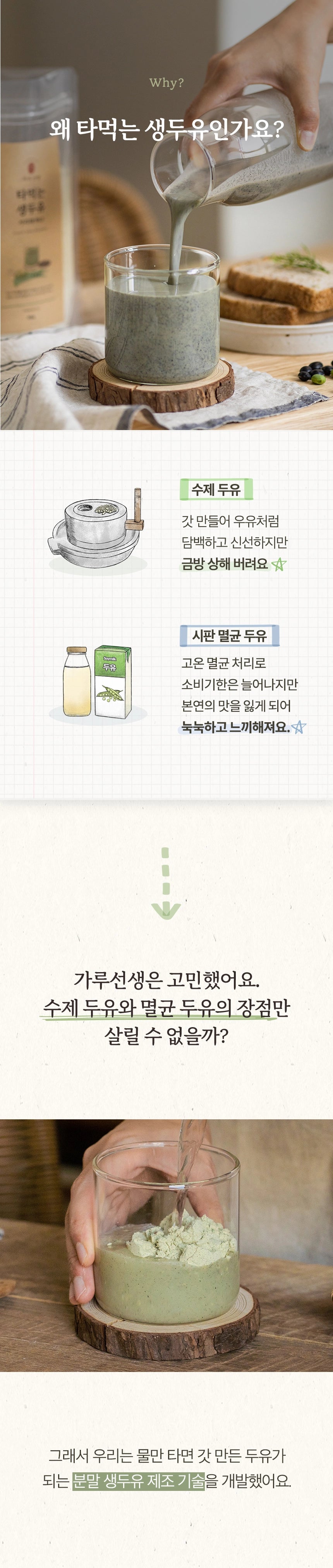 B. [garumaster] Fresh Black Soy Milk SEORITAE 99.3+Fresh Soy Milk 18 Roasted Grain(Total 4 Packs)