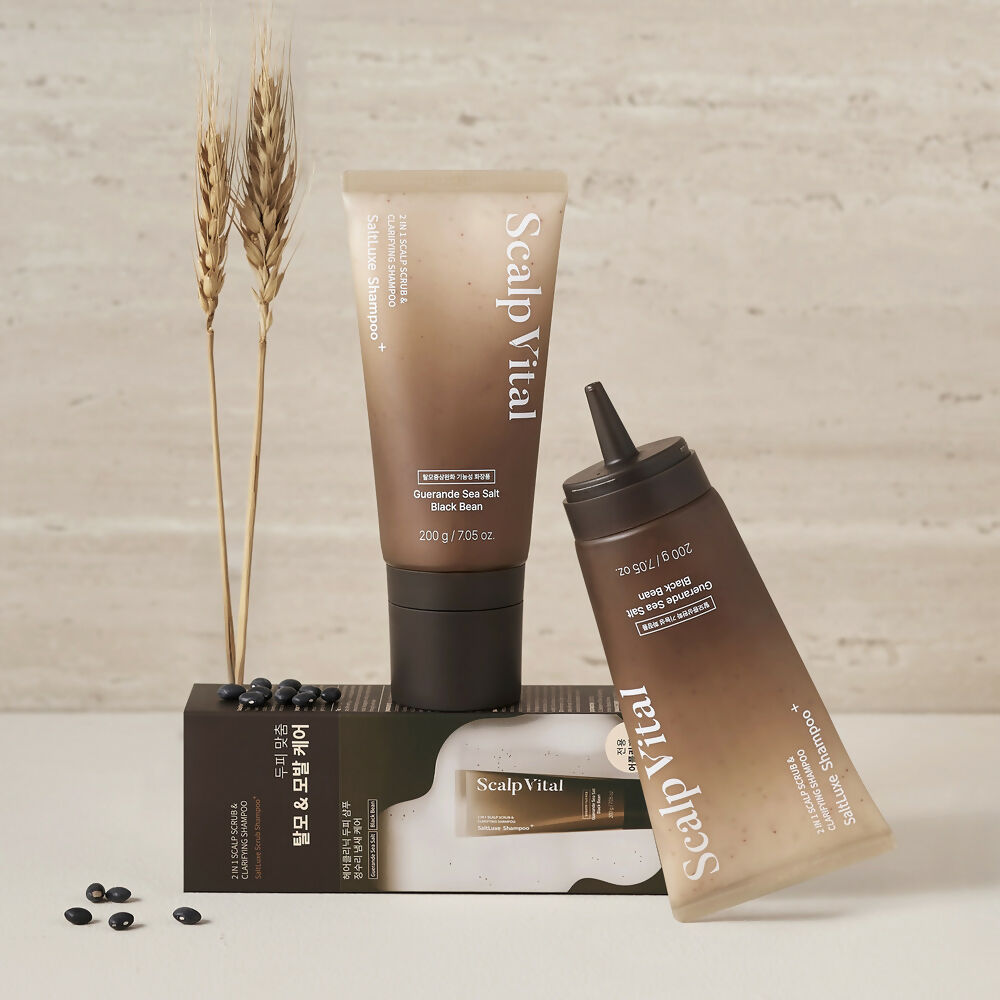 [ScalpVital] Saltlux Shampoo plus 2packs / 4packs