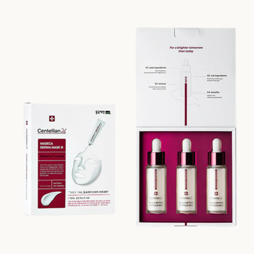 [CENTELLIAN24] Expert Madeca Mela Capture Ampoule Max + Intensive Derma Mask (Free)