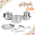 [MARCH SALE] [Allevo] 316L Stainless Premium Cookware  Set