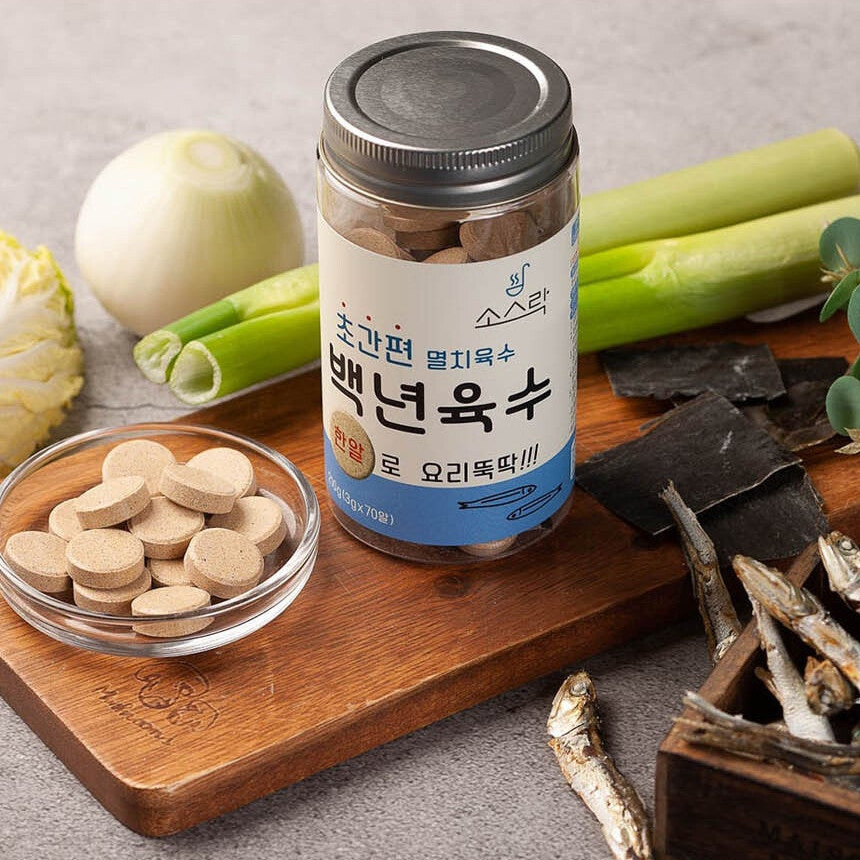 소스락 백년육수 - 멸치육수 210g (70알)