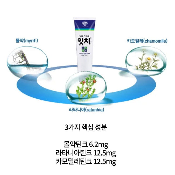 동화제약 잇치치약 120g