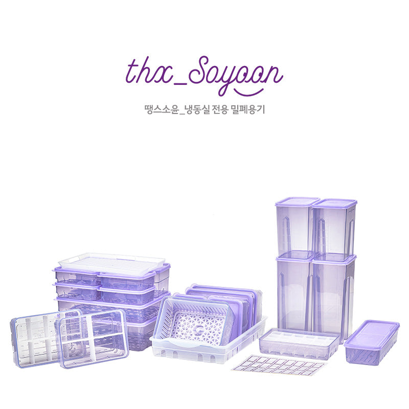 THX SOYOON FREEZER CONTAINER "EXPERT SET" (땡스소윤 살림왕세트)