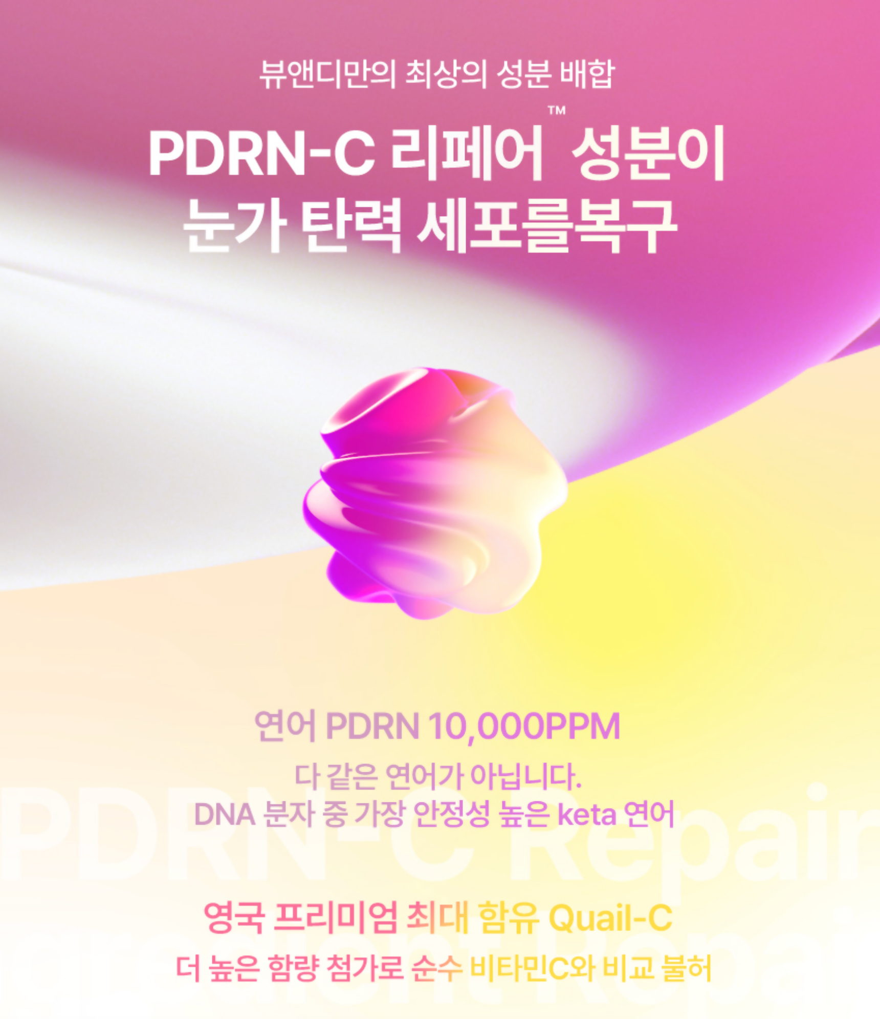 뷰앤디 PDRN-C 리페어 아이 패치