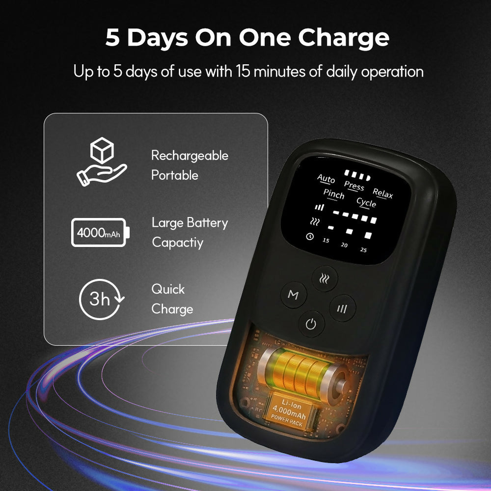 [HuBDIC] HubiCare Cordless Calf and Feet Massager FE-7305 (Black)