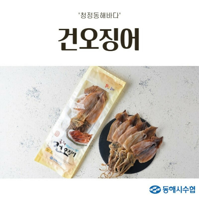 한국산 통통 쫄깃 건오징어 (10 미)