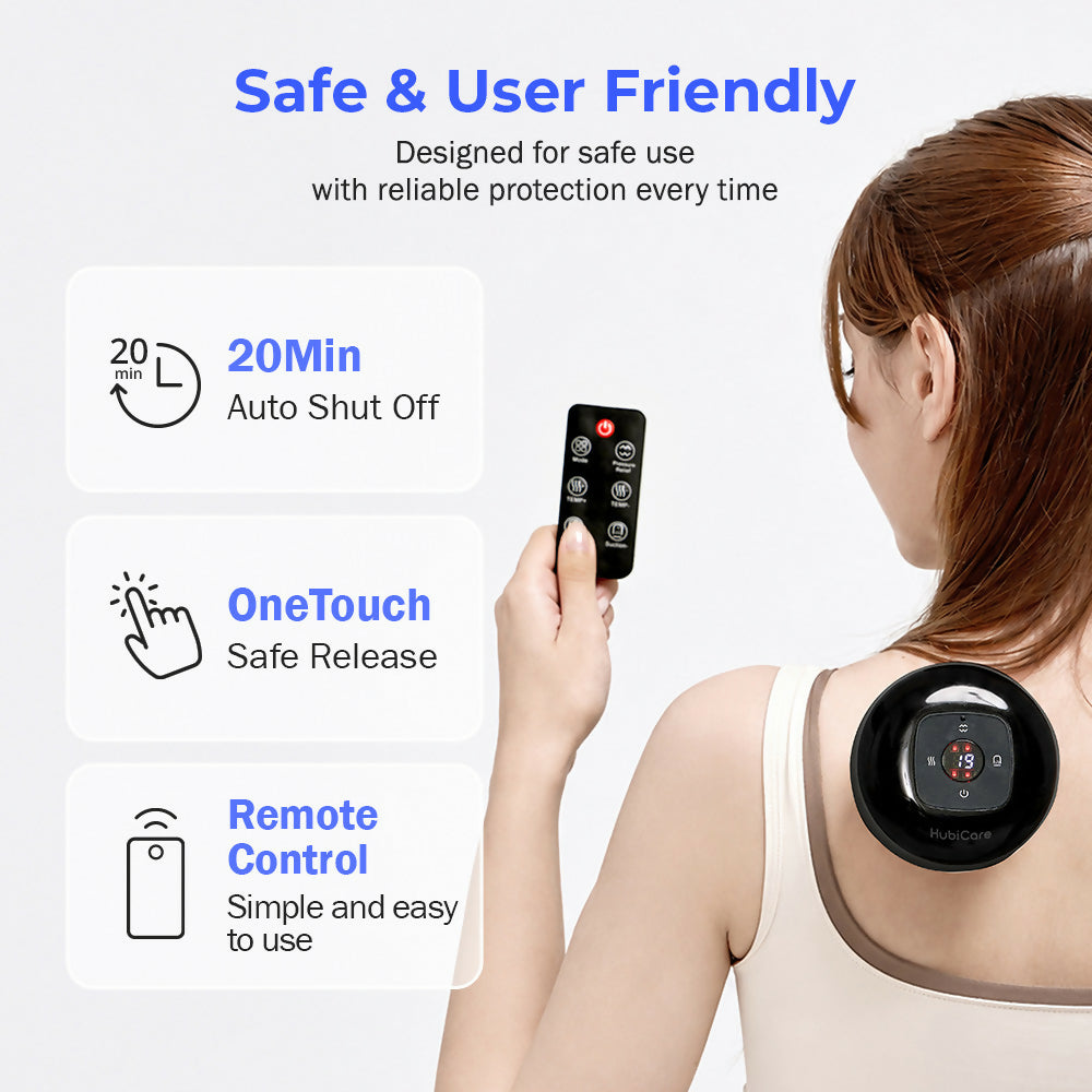 B. [HuBDIC] HubiCare Smart Vacuum Cupping Massager HCM-10 – 2 Set Bundle