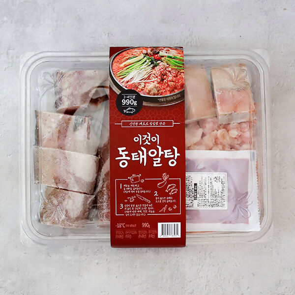 [SALE] Deliciously Spicy Pollock Roe Soup Set - [은하수산] 이것이 동태알탕 밀키트 990g x 4팩