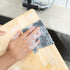 D. [EZ'n]  Daily Bubble Dish Scrubber 9 rolls + Slide Cutting Board  &Gift