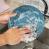D. [EZ'n]  Daily Bubble Dish Scrubber 9 rolls + Slide Cutting Board  &Gift
