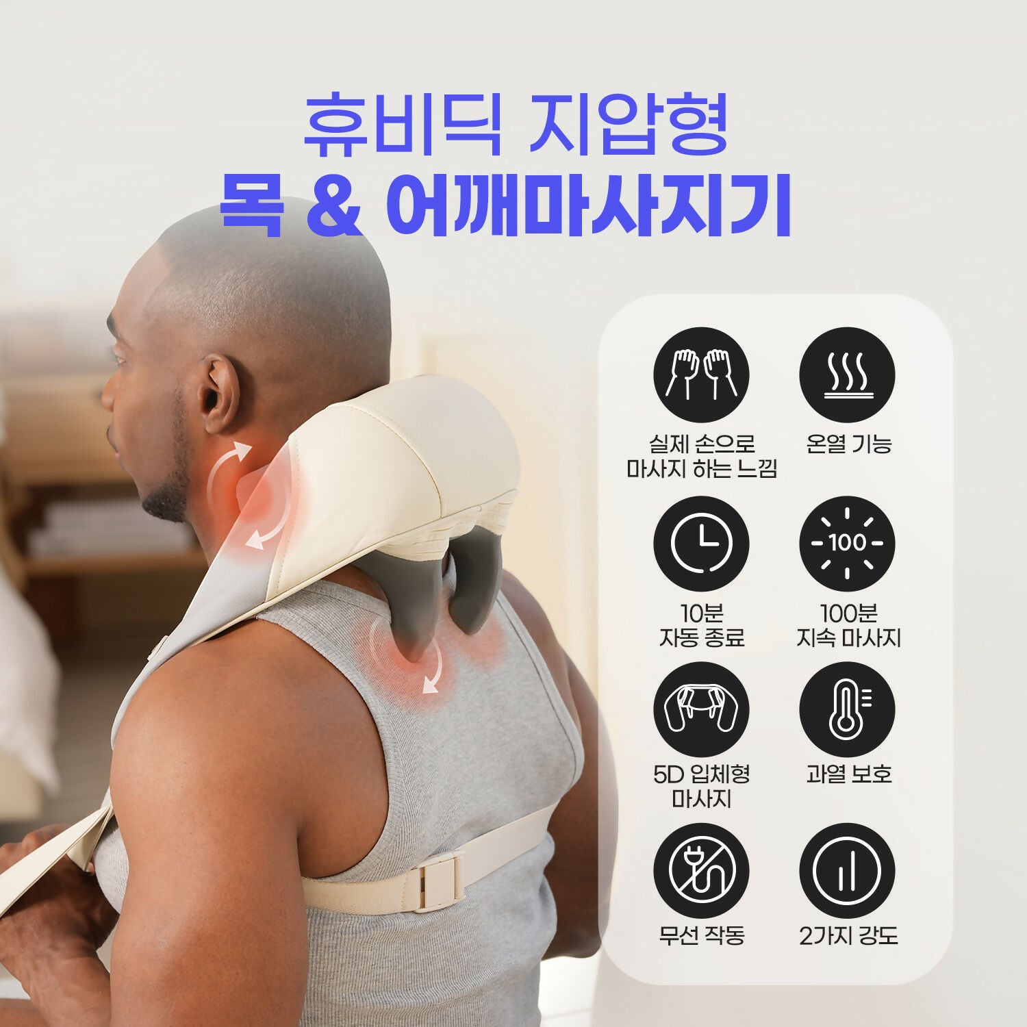 [SALE] HuBDIC Neck & Shoulder Massager (휴비딕 목&어깨 마사지기)