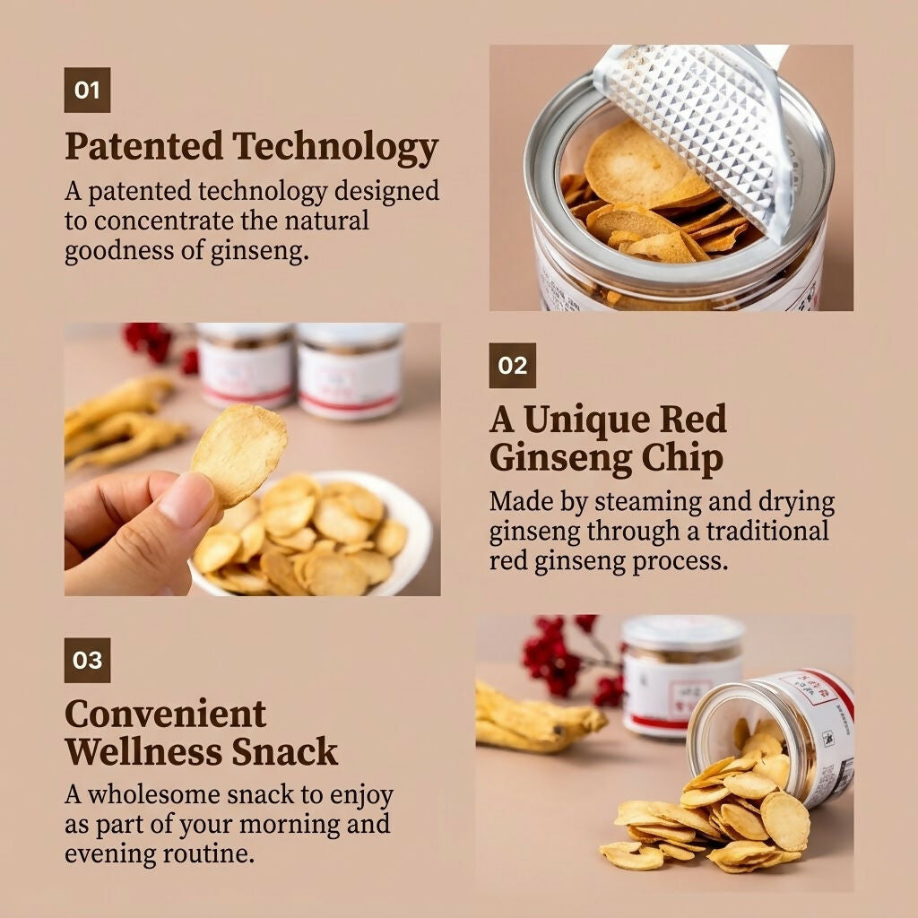 A. [Real Gin] 6-Year Korean Red Ginseng Extract Liquid Stick 15ml*90+ Red Ginseng Chip Set
