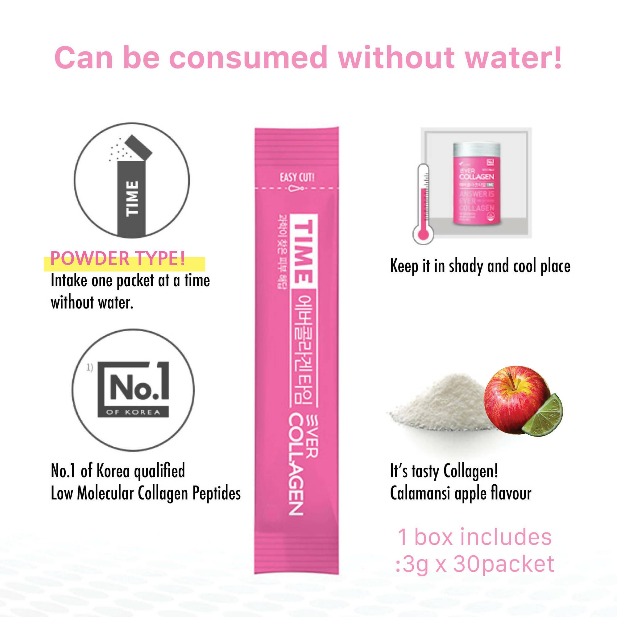 B. [NEWTREE] Ever Collagen Time 3months +  Gift