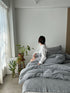 B. BBANG BBANG Pigment Washing Cotton Bedding Set (Q)