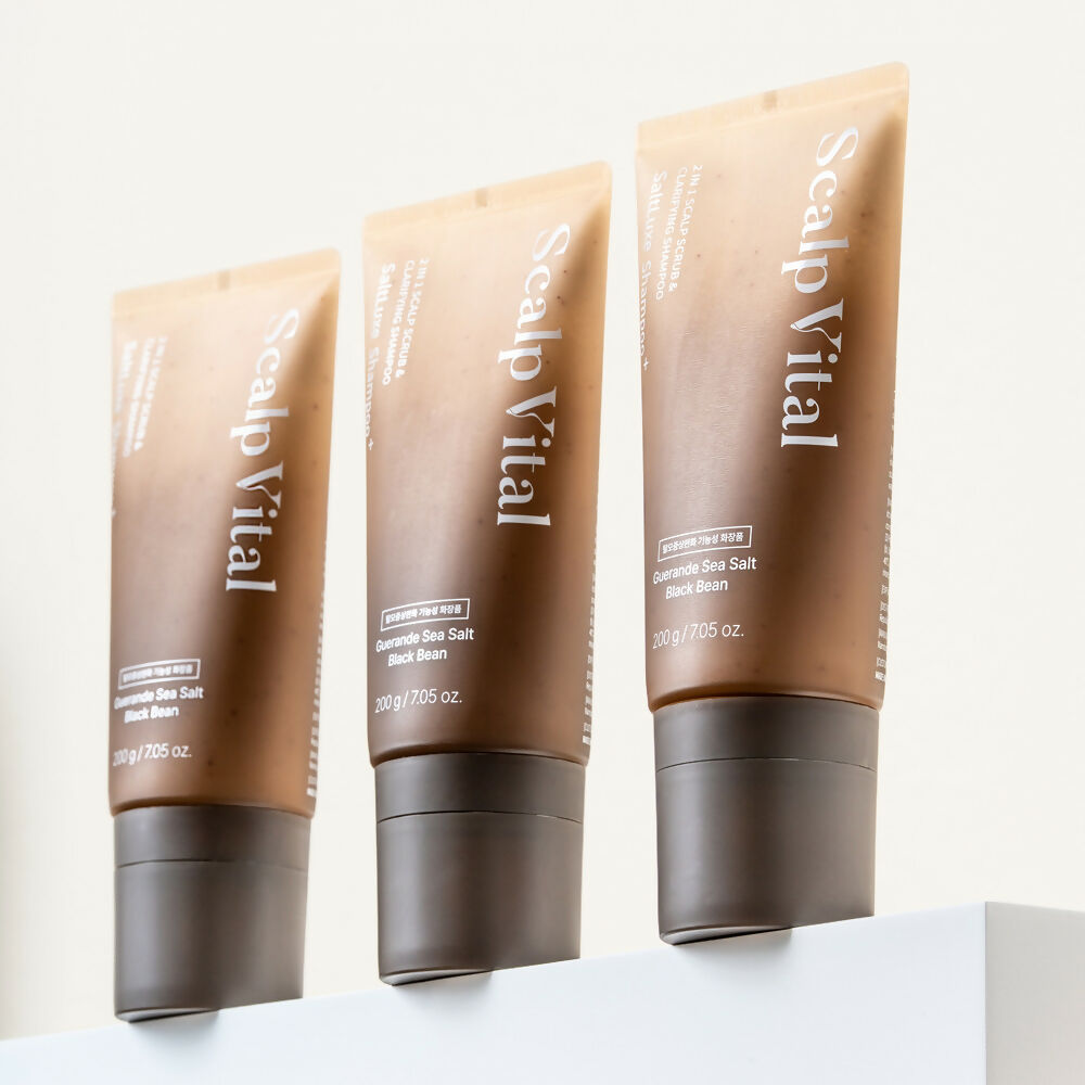 [ScalpVital] Saltlux Shampoo plus 2packs / 4packs