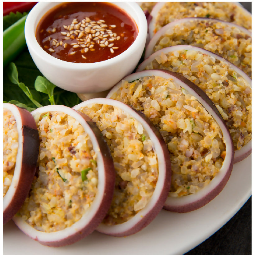C. Korean Stuffed Squid 250g * 5packs