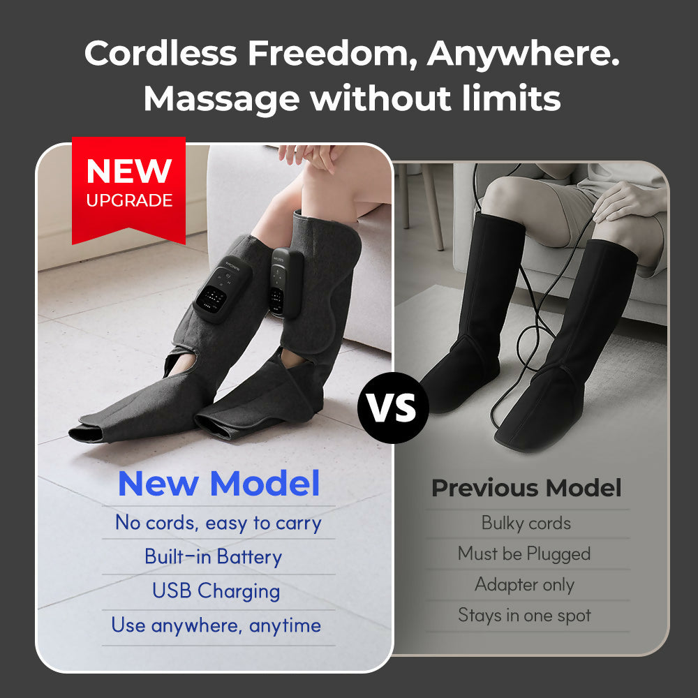 [HuBDIC] HubiCare Cordless Calf and Feet Massager FE-7305 (Black)