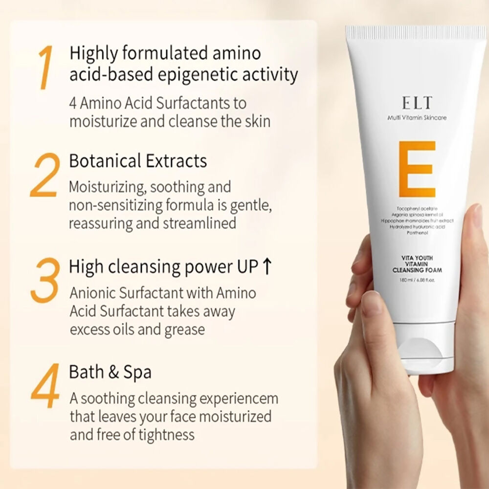 ELT Vita-Youth Vitamin Cleansing Foam (120ml / 4.05 fl.oz)